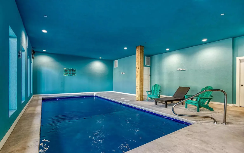 Indoor pool room